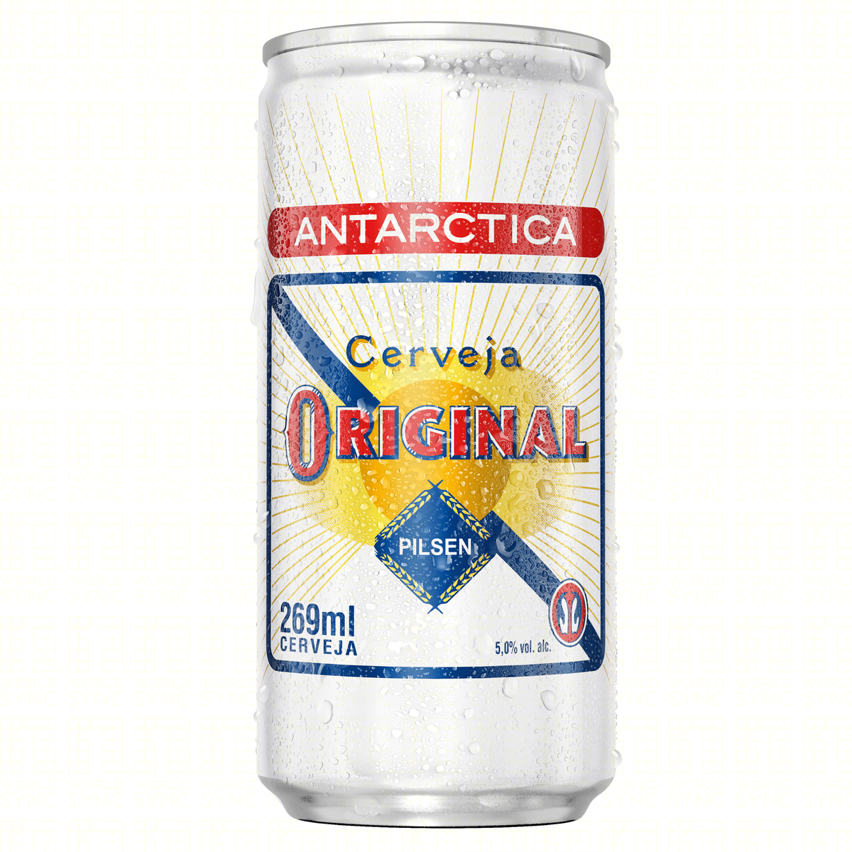 Cerveja Pilsen Antarctica Original Lata 269ml